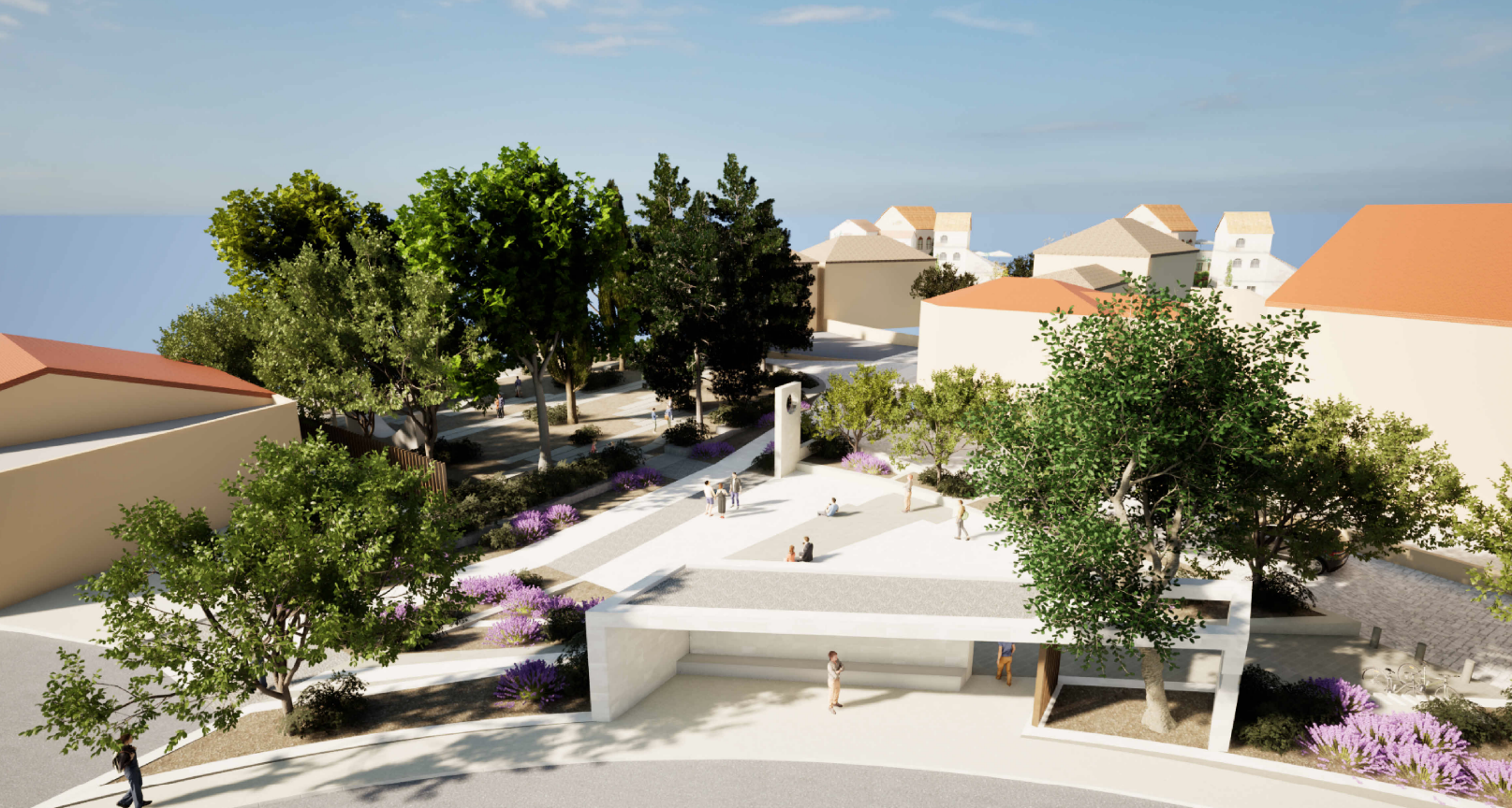 prikaz uređenja centra