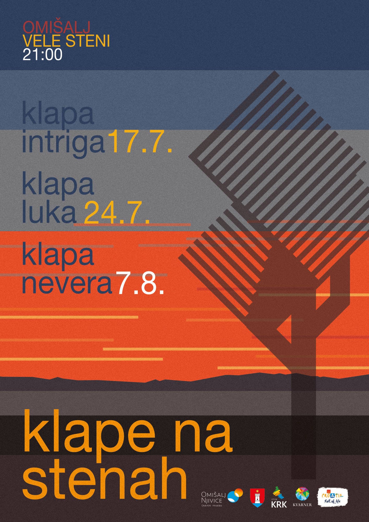 plakat s datumima koncerata
